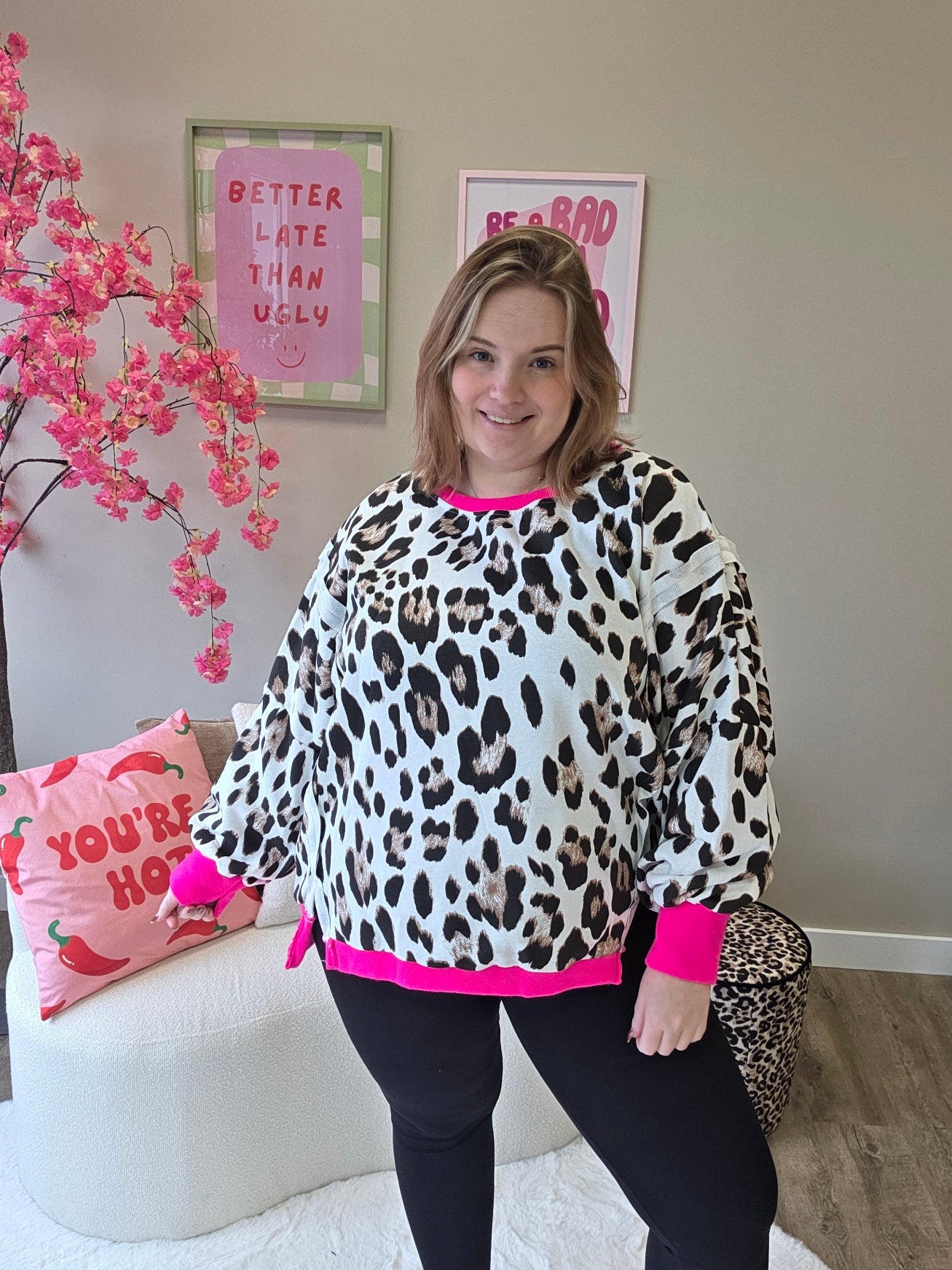 Katoenen Panter Sweaters (In 2 kleuren)