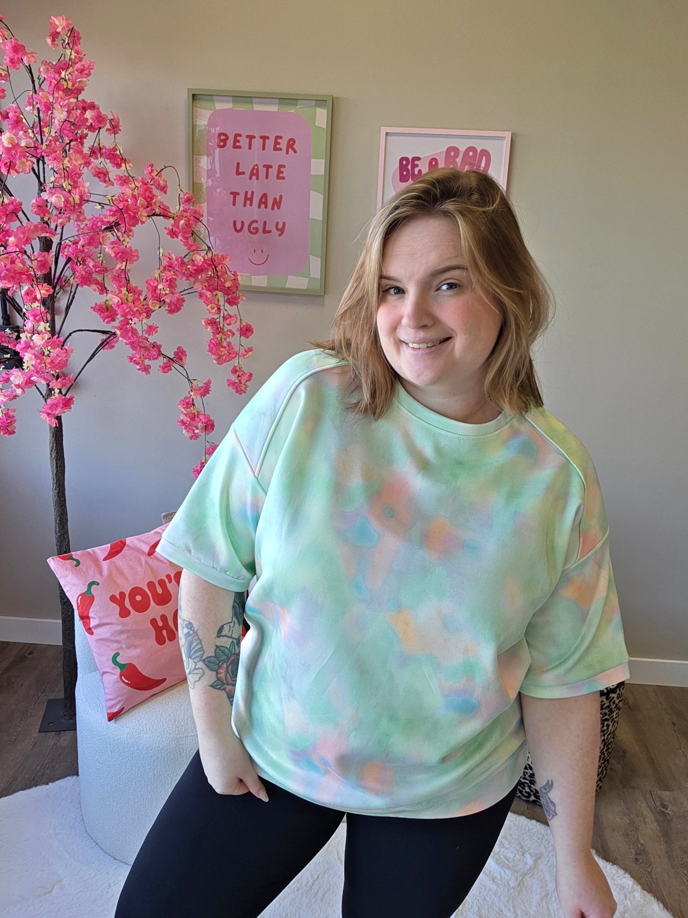 Pastel Mania Tee's (In 4 kleuren)