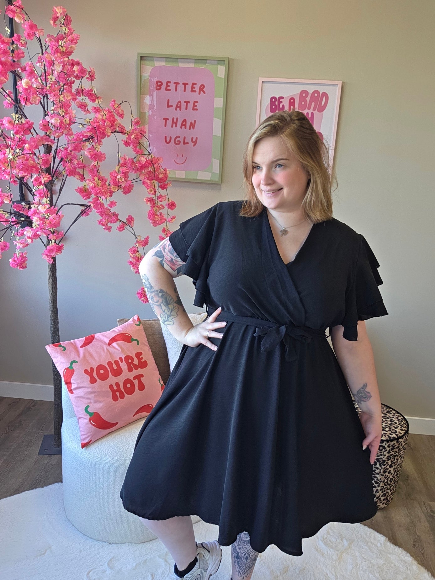 Sophie Short Dress (in 4 kleuren)