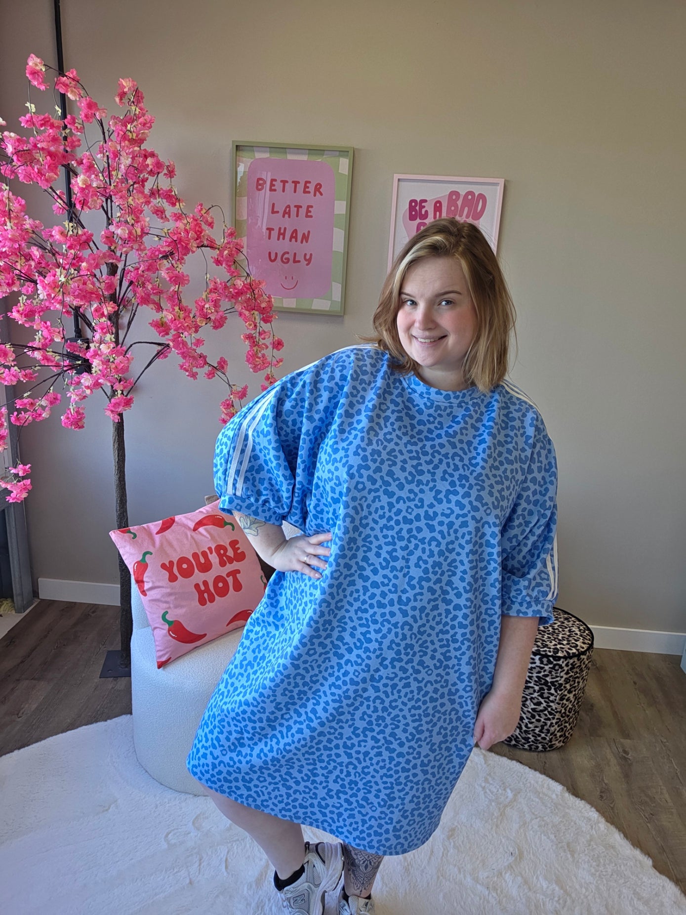 Leopard Stripe Dress (In 3 kleuren)