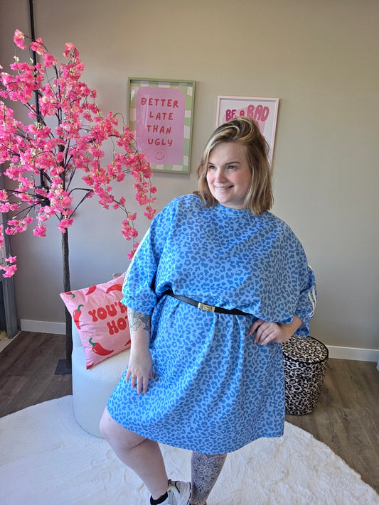 Leopard Stripe Dress (In 3 kleuren)