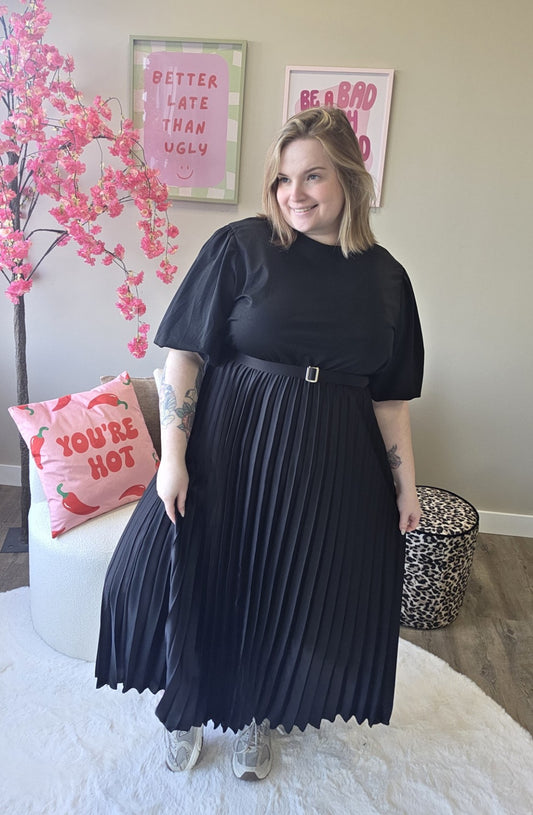 Plissé Jurk (In 5 kleuren)