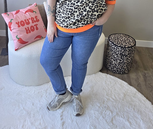 G-Smack Mom Jeans Elastiek | SV466-4