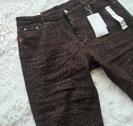 G-Smack Donker bruine Panter Jeans (ZN328)