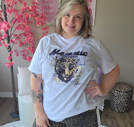 Leopard Tee's (In 3 kleuren)