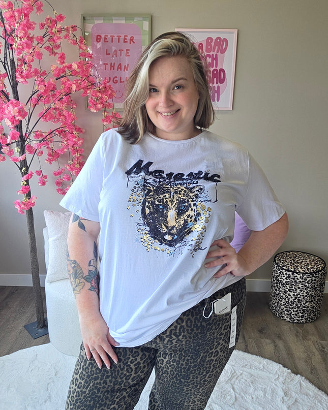 Leopard Tee's (In 3 kleuren)