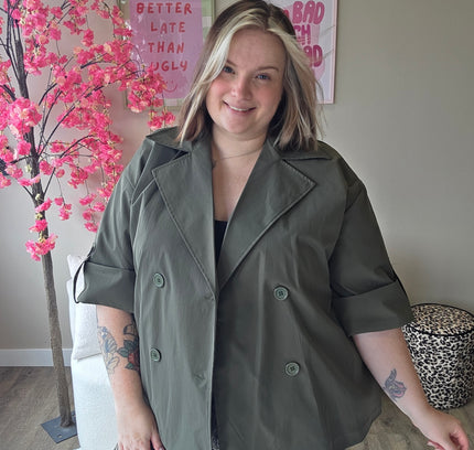 Trenchcoat Blazer (In 3 kleuren)