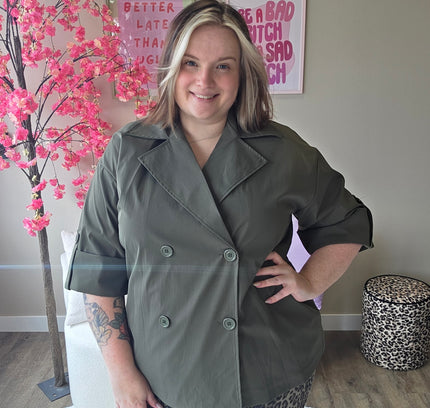 Trenchcoat Blazer (In 3 kleuren)