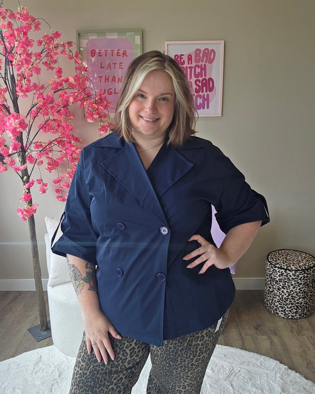 Trenchcoat Blazer (In 3 kleuren)