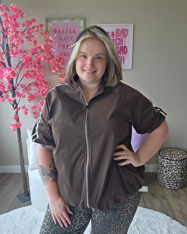 Short Sleave Bomber (In 2 kleuren)