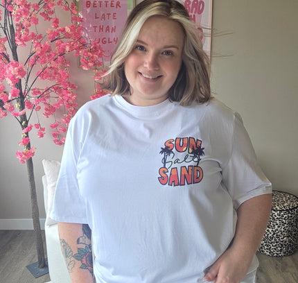 Sun, Salt , Sand Tee (In 2 kleuren)