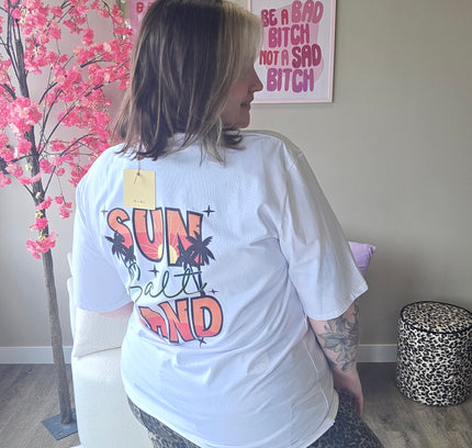 Sun, Salt , Sand Tee (In 2 kleuren)