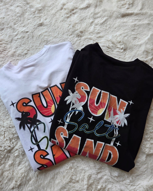 Sun, Salt , Sand Tee (In 2 kleuren)