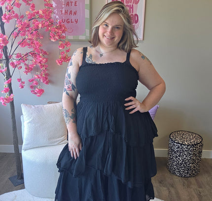 Basic Ruffle Dress (In 4 kleuren)