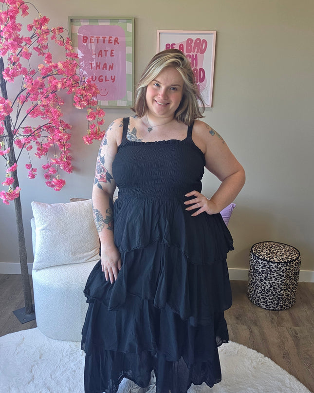 Basic Ruffle Dress (In 4 kleuren)