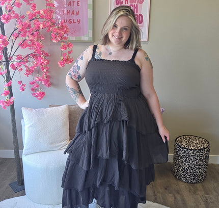 Basic Ruffle Dress (In 4 kleuren)