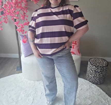 Pofmouw Streep Shirts (In 3 kleuren)