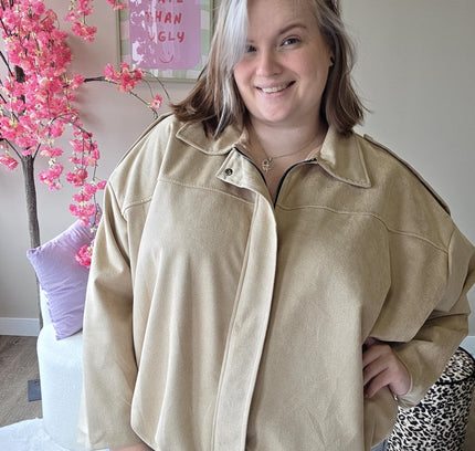 Suede Look Bombers (In 5 kleuren)
