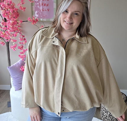 Suede Look Bombers (In 5 kleuren)