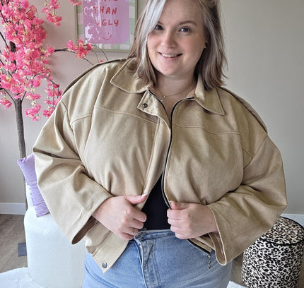 Suede Look Bombers (In 5 kleuren)