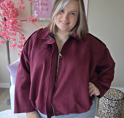 Suede Look Bombers (In 5 kleuren)