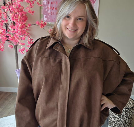 Suede Look Bombers (In 5 kleuren)