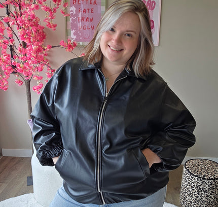 Leatherlook Bombers (In 3 kleuren)