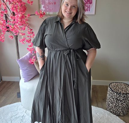 Wikkeljurk met Pofmouw (in 6 kleuren)