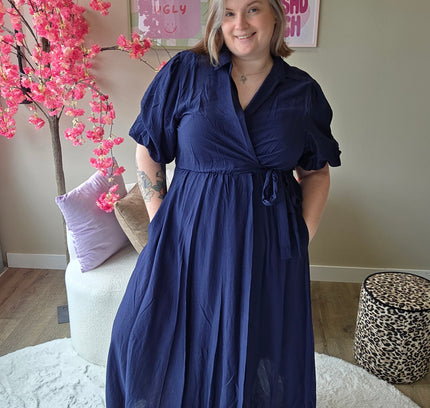 Wikkeljurk met Pofmouw (in 6 kleuren)