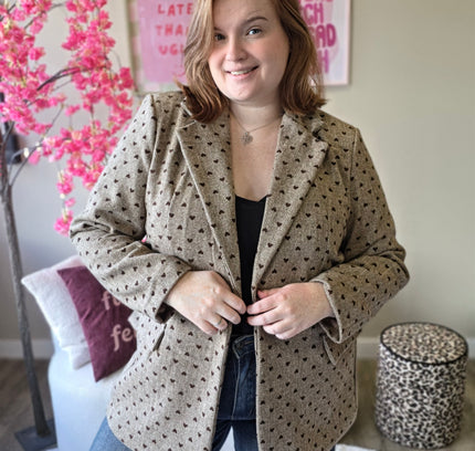 Hartjes Blazers (In 4 kleuren)