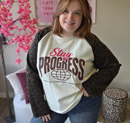 Stay Progress Sweaters (in 5 kleuren)