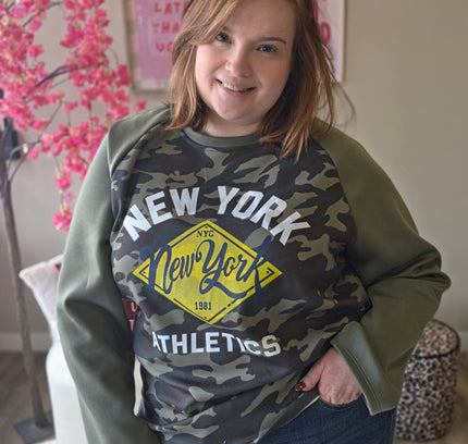 New york Camo Athletics sweaters (In 2 kleuren)