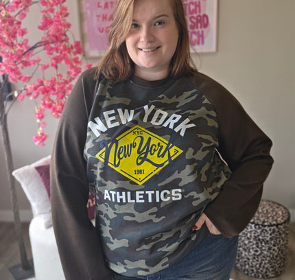 New york Camo Athletics sweaters (In 2 kleuren)
