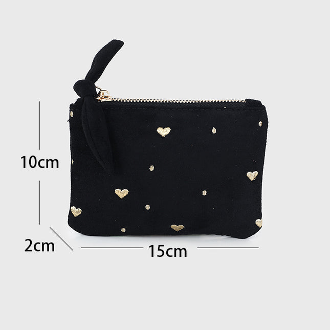 Litte heart pouch bordeaux
