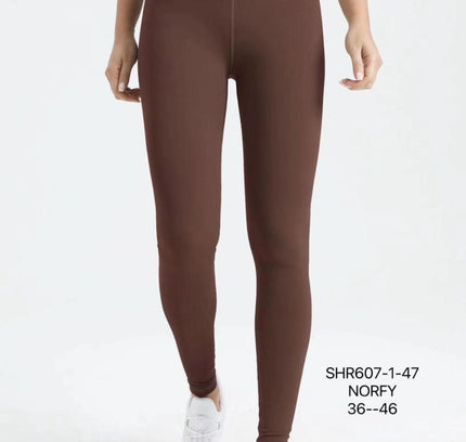 Norfy Sportleggings Braun