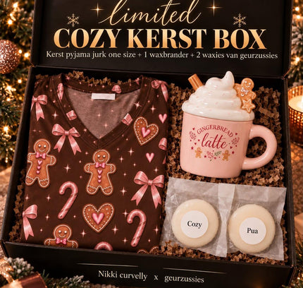 The cozy kerst box latte mok