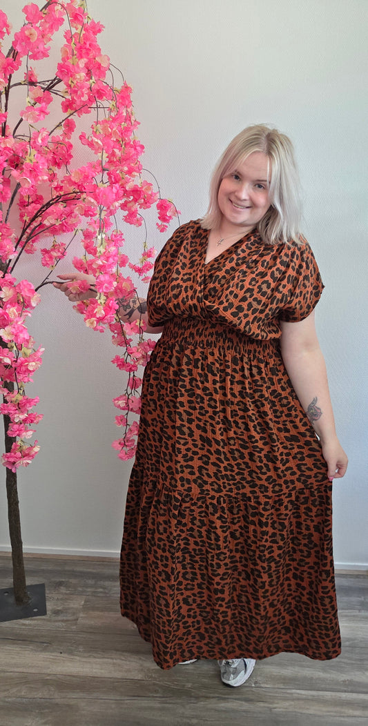 Katoenen Panter Jurk (in 2 kleuren)
