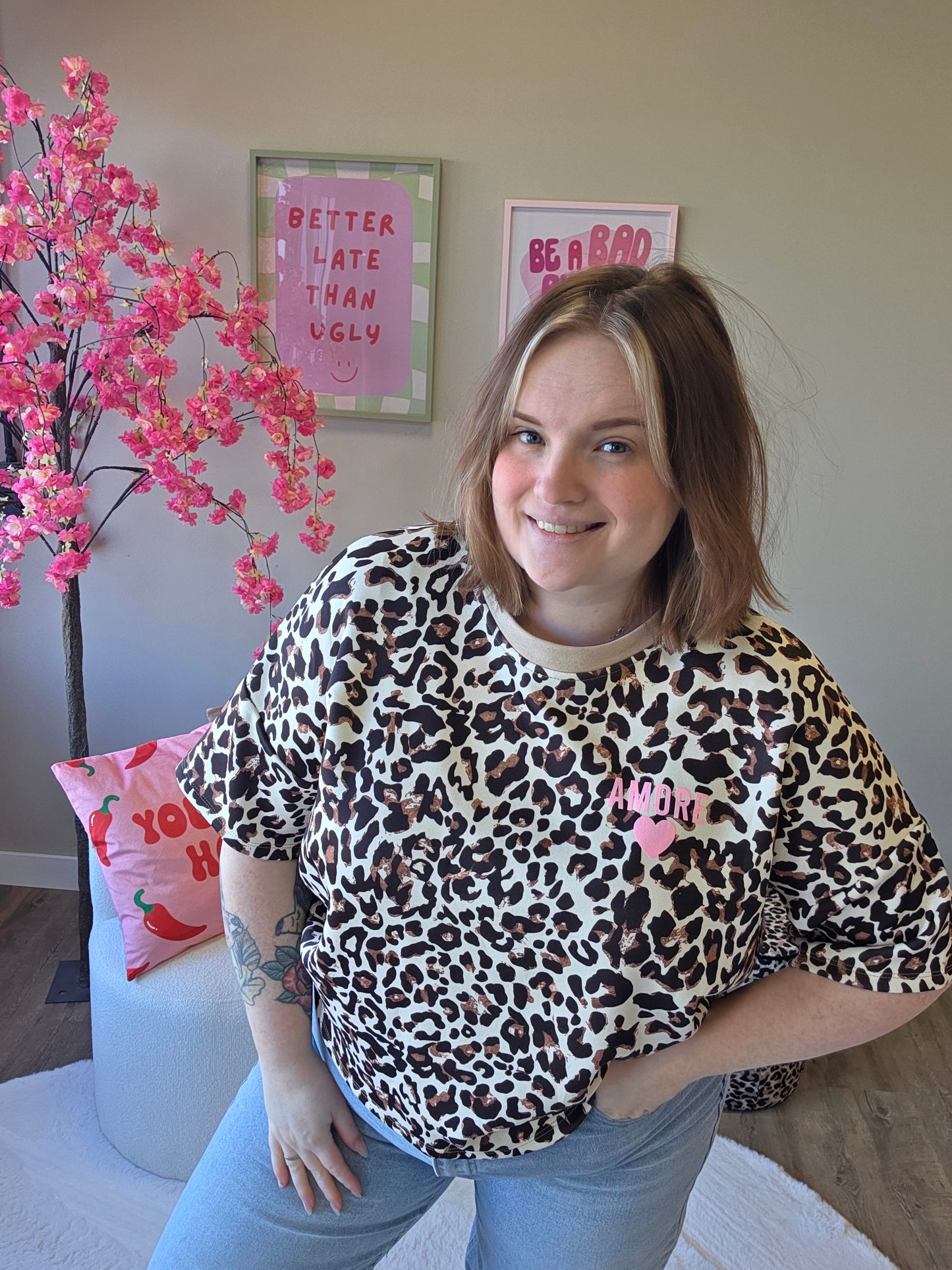 Leopard MOOIJ Tee's (In 3 kleuren)