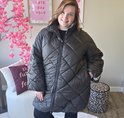 Lange Sporty Puffer (In 3 kleuren)