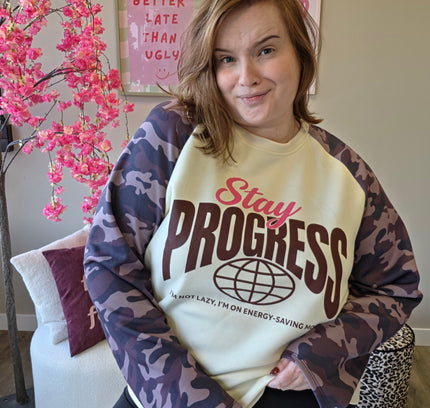 Stay Progress Sweaters (in 5 kleuren)