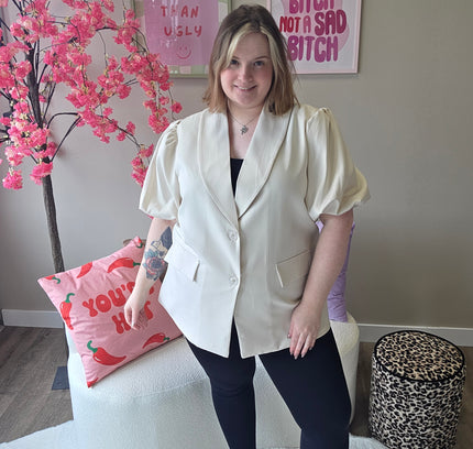 Blazer Met Pofmouw (In 3 kleuren)