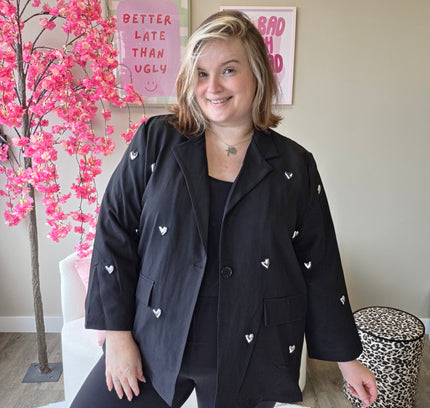 Hartjes Blazer (In 3 kleuren)