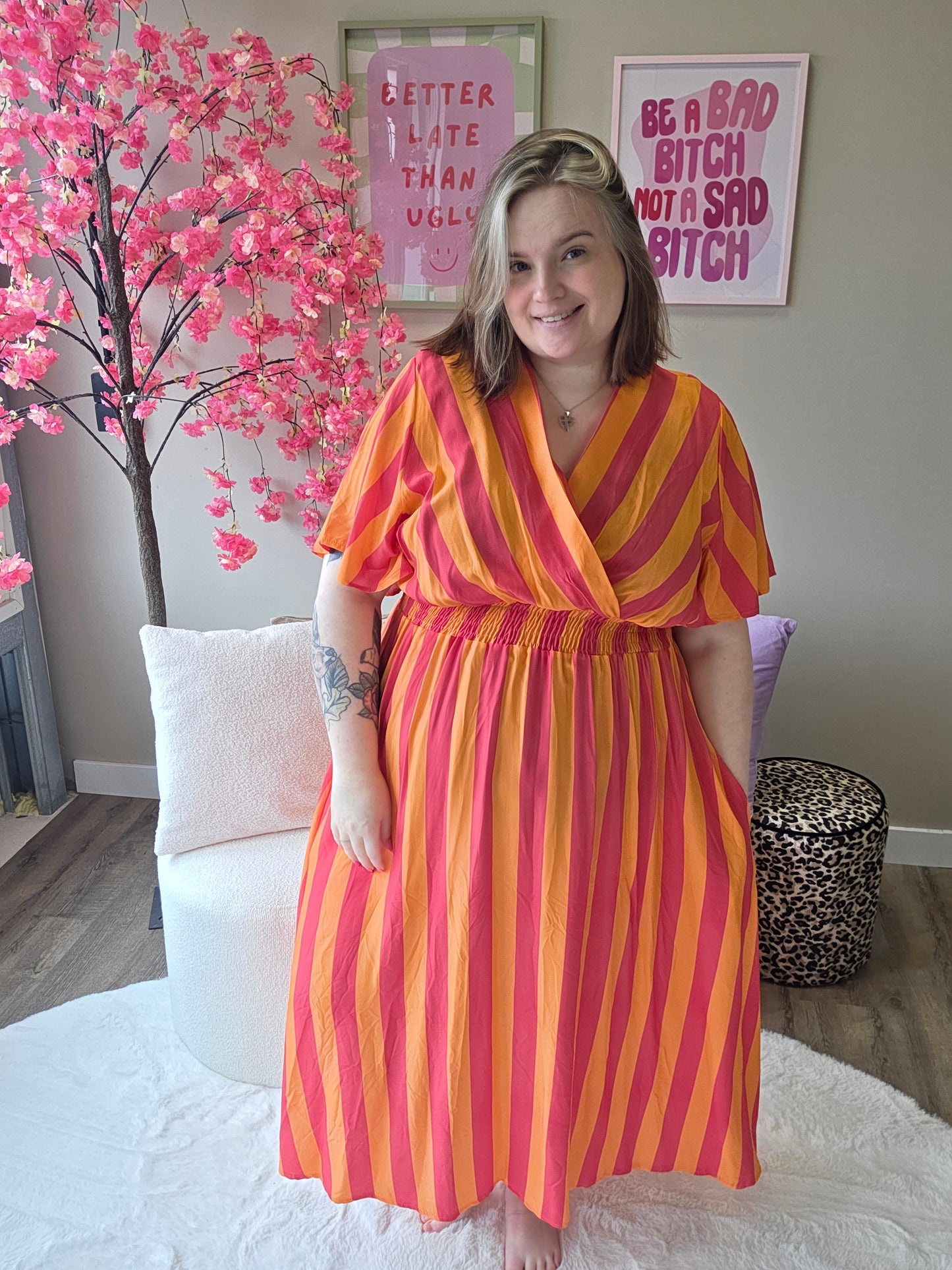 Magic Stripe Dress (In 4 kleuren)