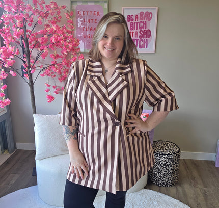 Nikki Stripe Blazer (In 2 kleuren)