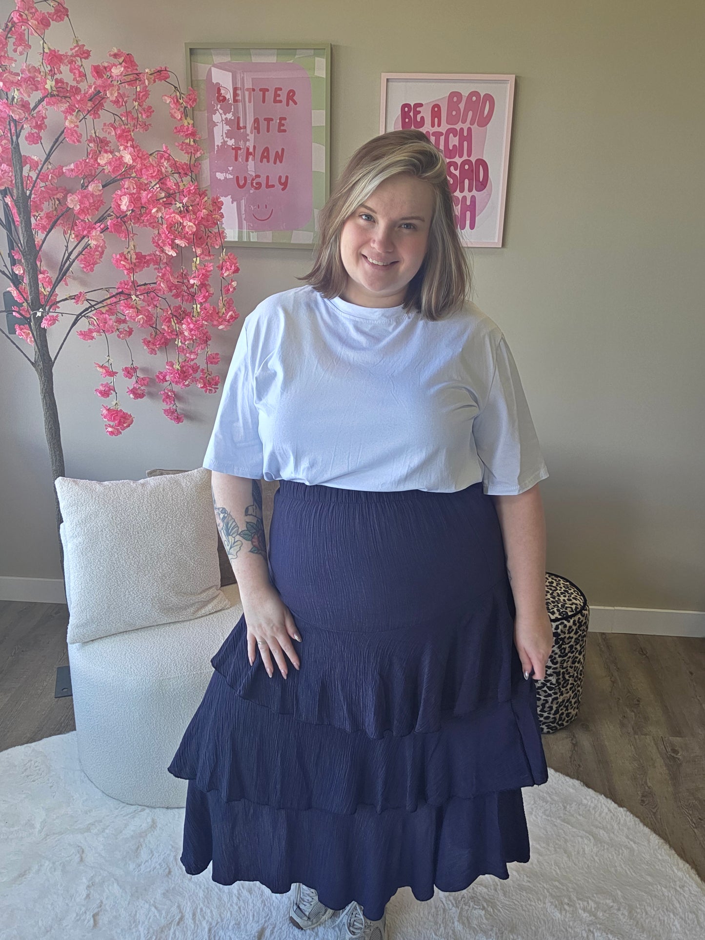 Shimmer Rok (In 4 kleuren)