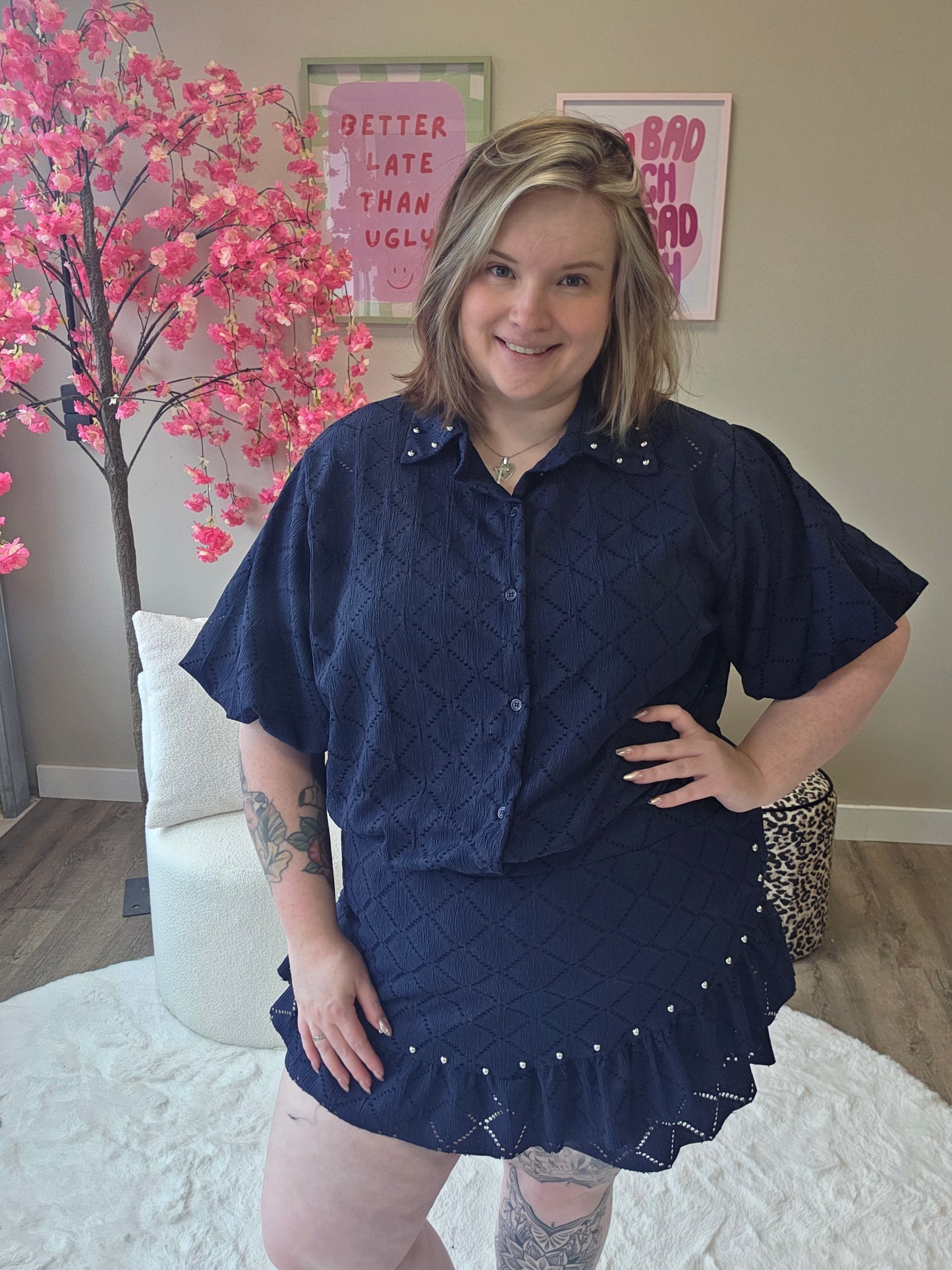 Ruit Skort Setjes (In 3 kleuren)