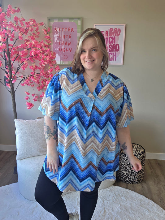 Zigzag Tops (In 3 kleuren)