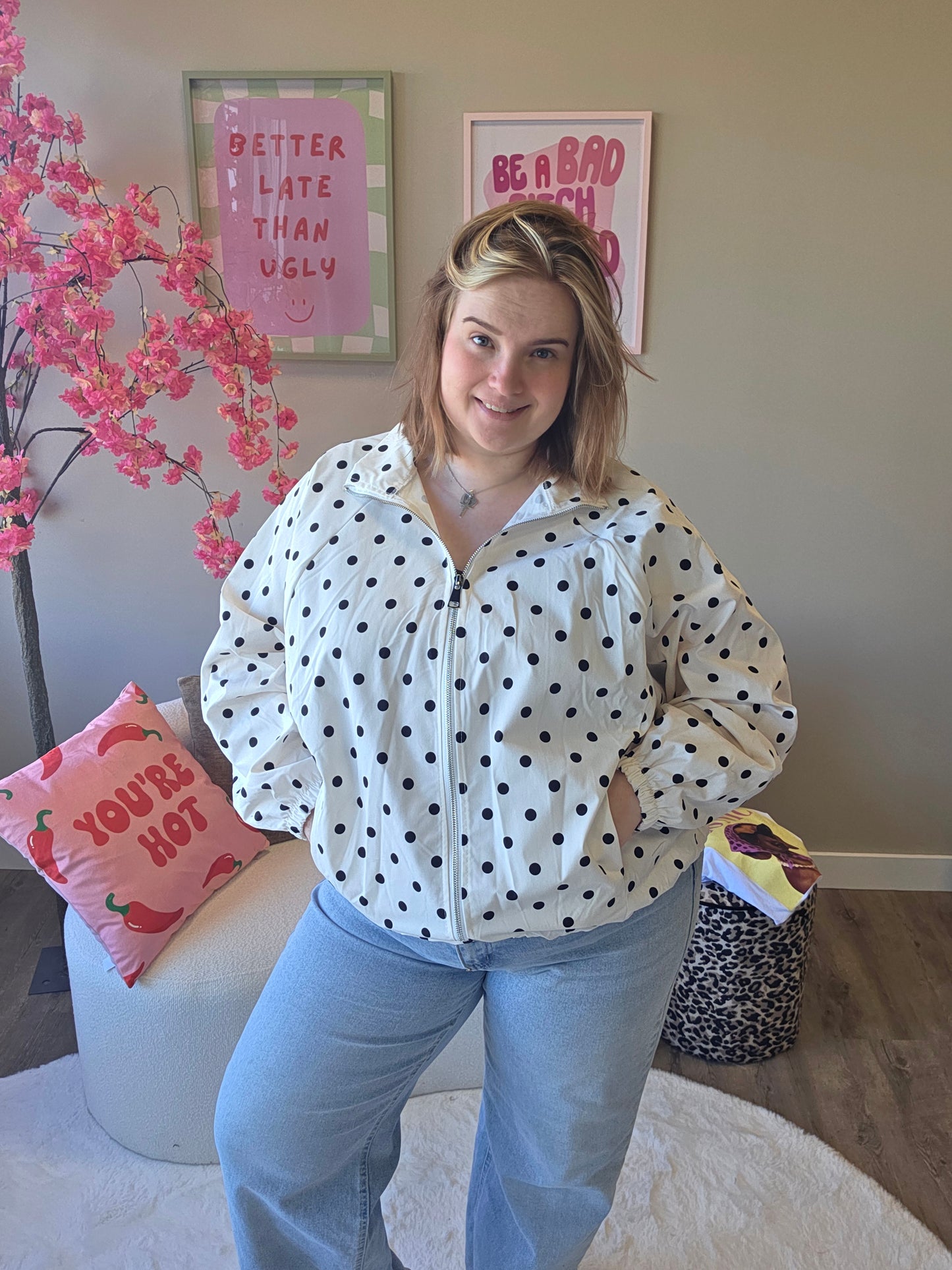 Dot Jackets (in 4 kleuren)