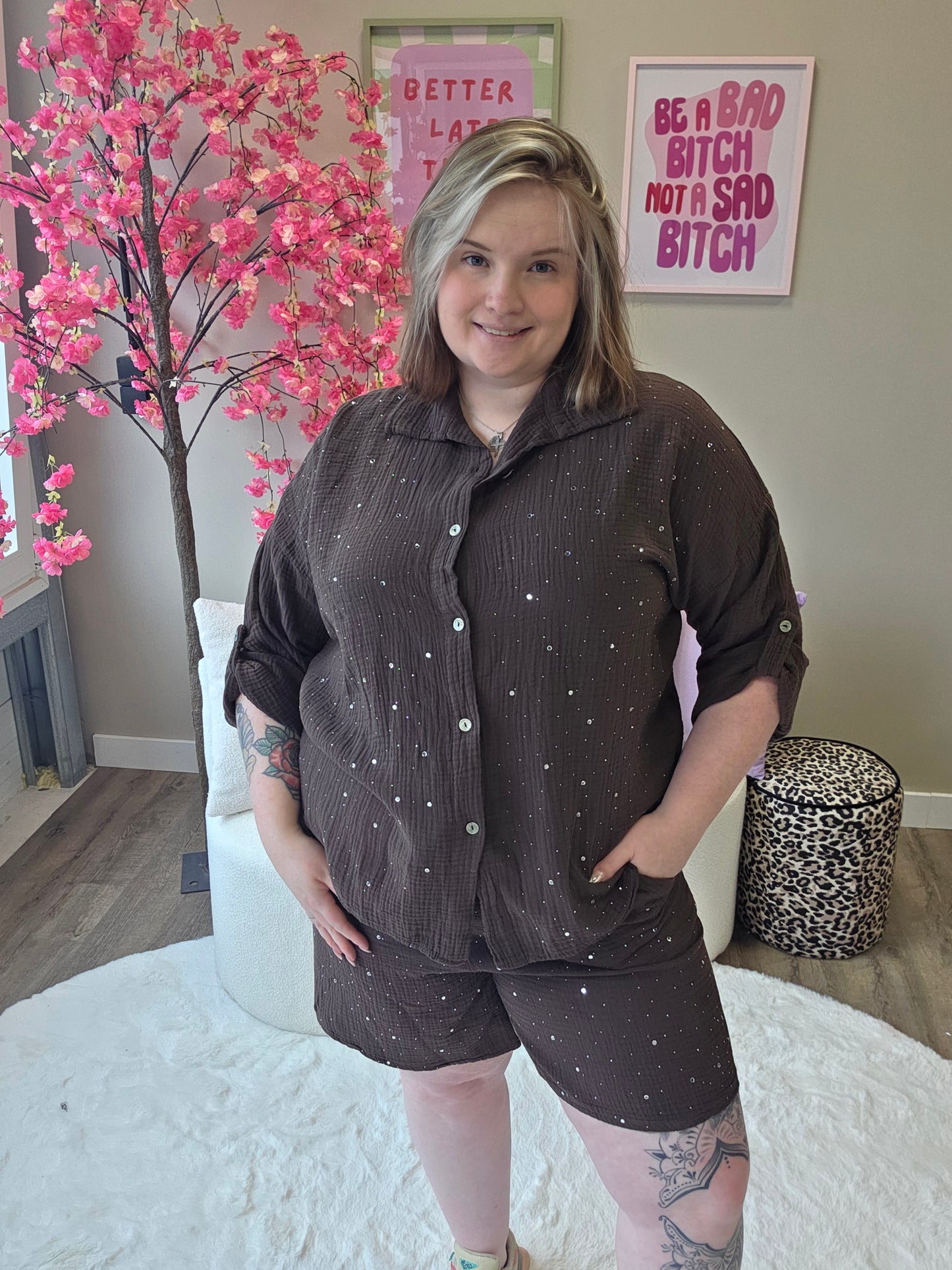 Katoenen Glitter Sets (In 3 kleuren)