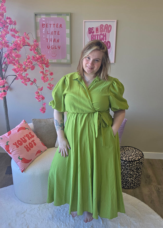 Wikkeljurk met Pofmouw (in 4 kleuren)